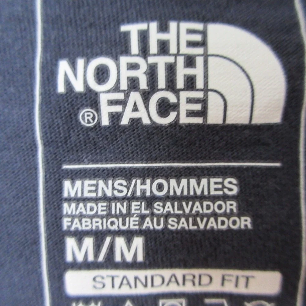 The North Face‎ Shirt Mens M Blue Cotton Logo Graphic Pocket Gorpcore Outdoor